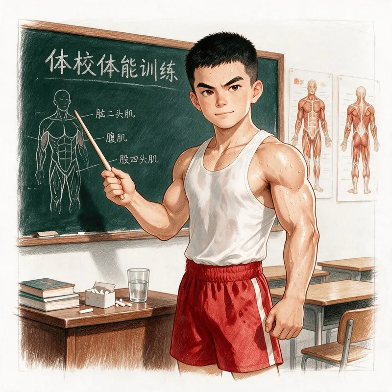 大壮教练插画